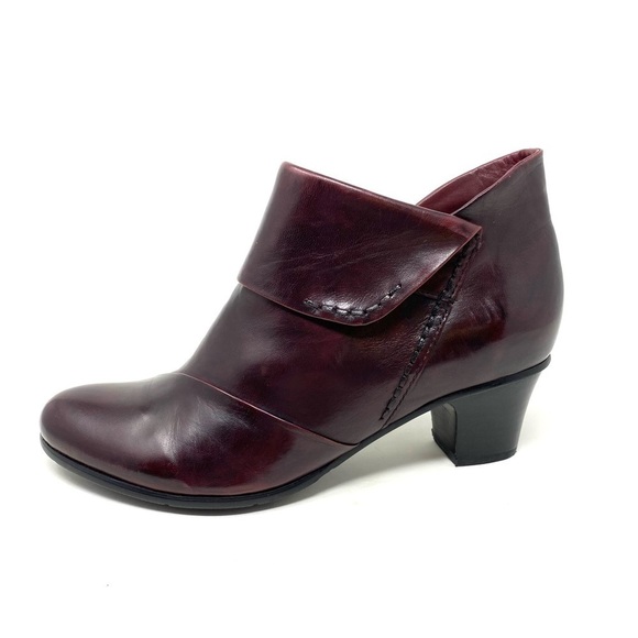 Spring Step Azzuro Bootie in Bordeaux leather - Picture 1 of 8